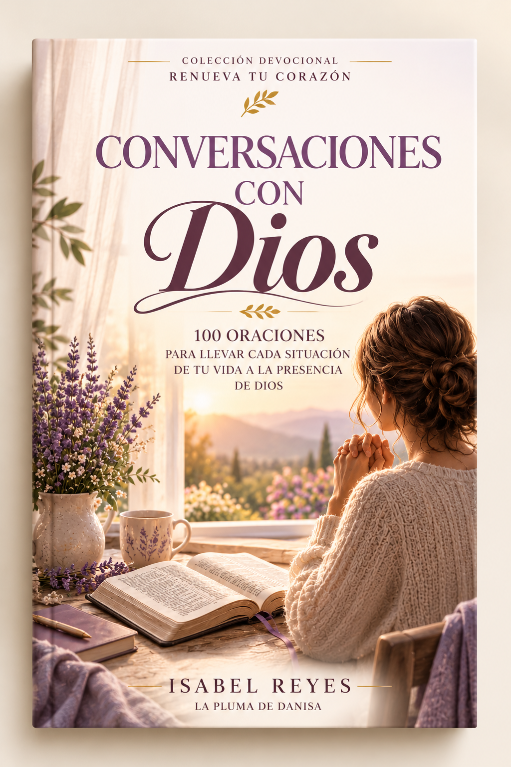 Portada oficial del devocional Conversaciones con Dios
