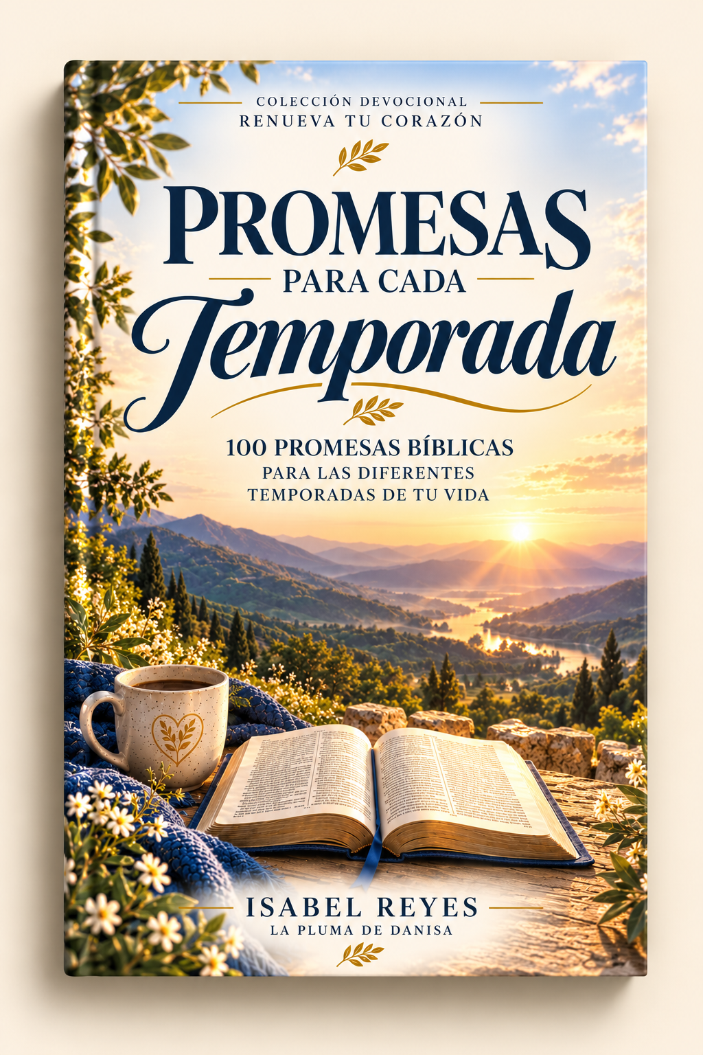 Portada oficial del devocional Promesas para Cada Temporada